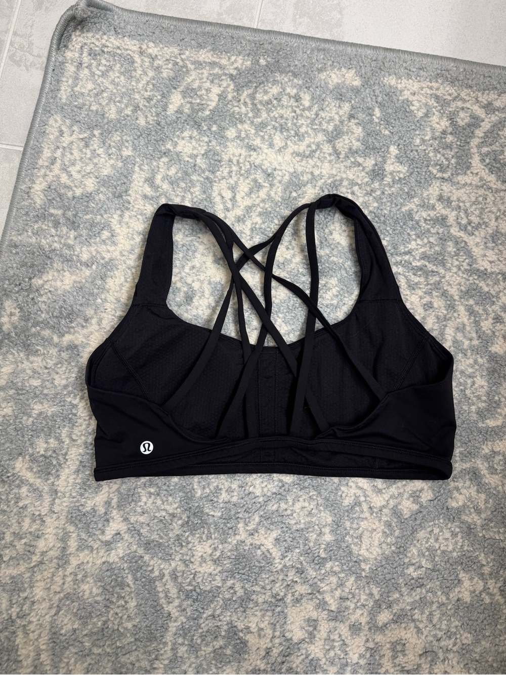 Lululemon Black Strappy Back Sports Bra